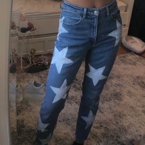 vintage hand painted dkny jeans by yours truly :)